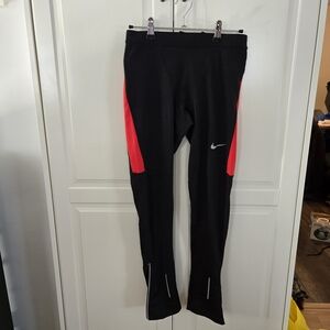 Nike Men's Swim Pants in Black and Red